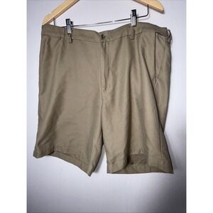 Dockers Golf Shorts Mens Size 38 Backswing Flat Front Relaxed Fit Brown Casual